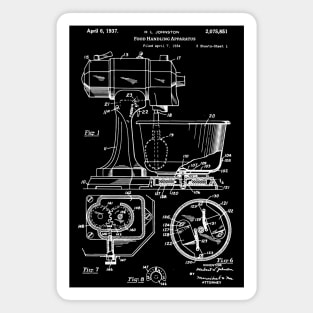 1937 KitchenAid Mixer Patent, food handling apparatus Magnet